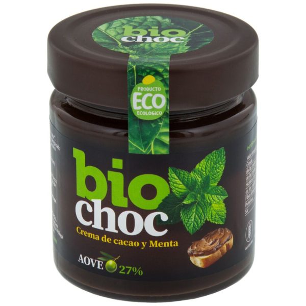Crema de cacao y menta Biochoc