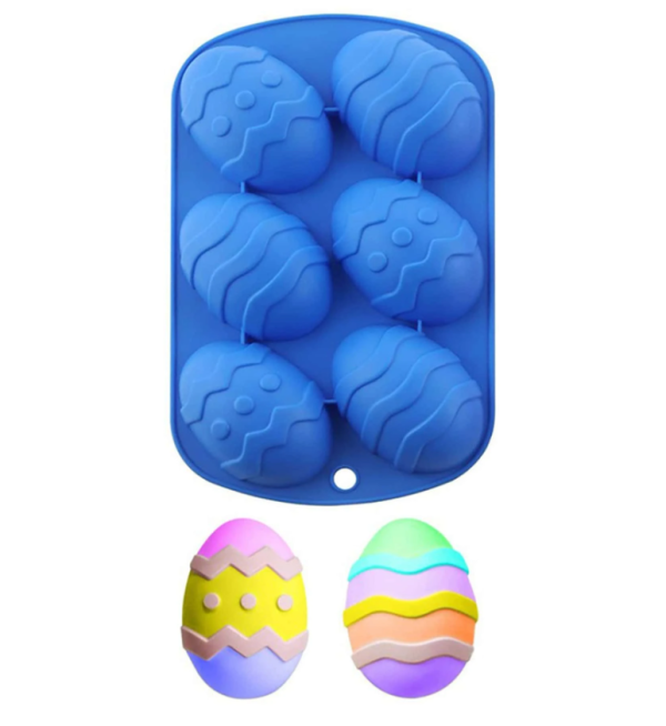 Molde de silicona para huevos de chocolate