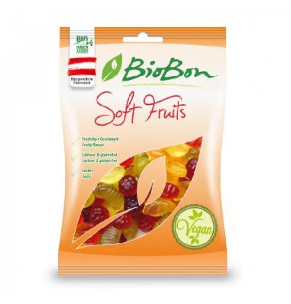 Golosinas de fruta sin gelatina Biobon – Sin trazas de leche | Tienda ...