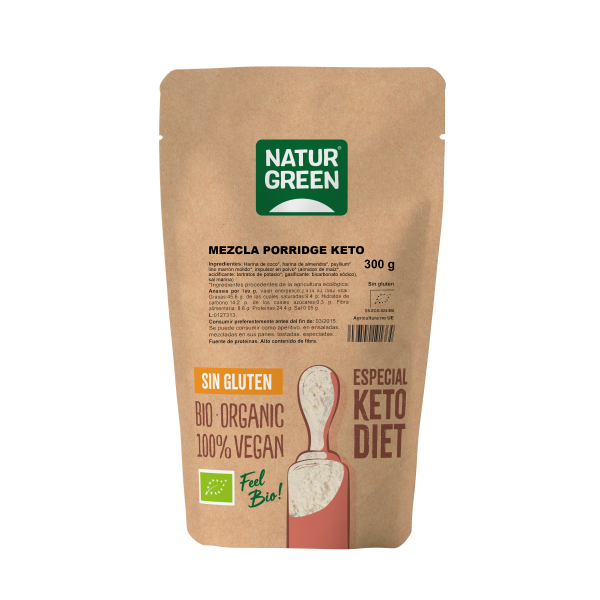 NaturGreen Mezcla Porridge Keto Bio 300 G