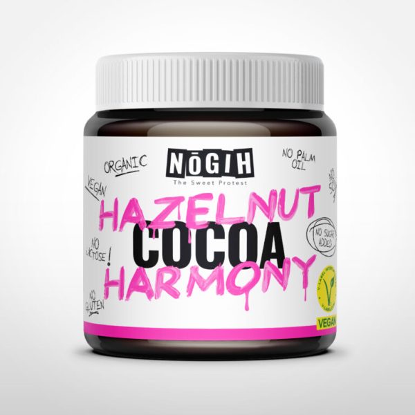 Crema Natural Vegana de Cacao y Avellana 0% Azúcares Añadidos Nogih