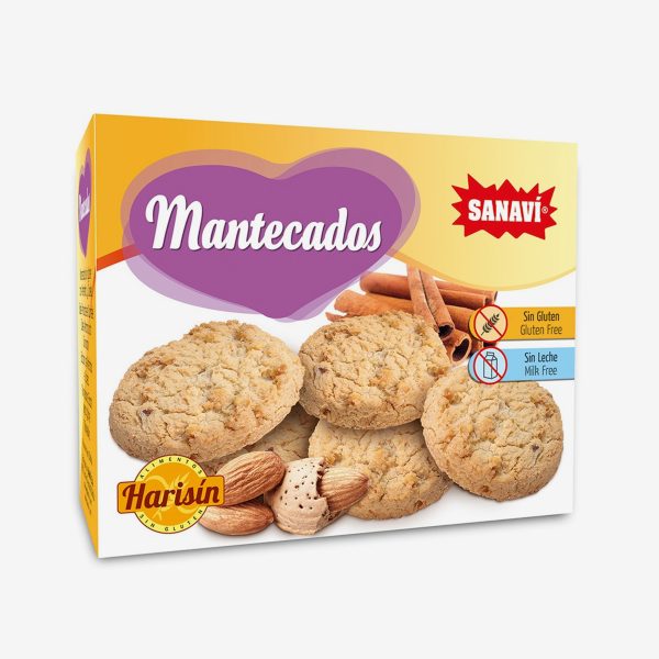 Mantecados Almendra y Canela Sanavi