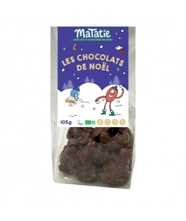 Bolsa de chocolate Navideño sin alérgenos Matatie