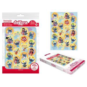 Mini Discos Comestibles Oblea Stitch Dekora