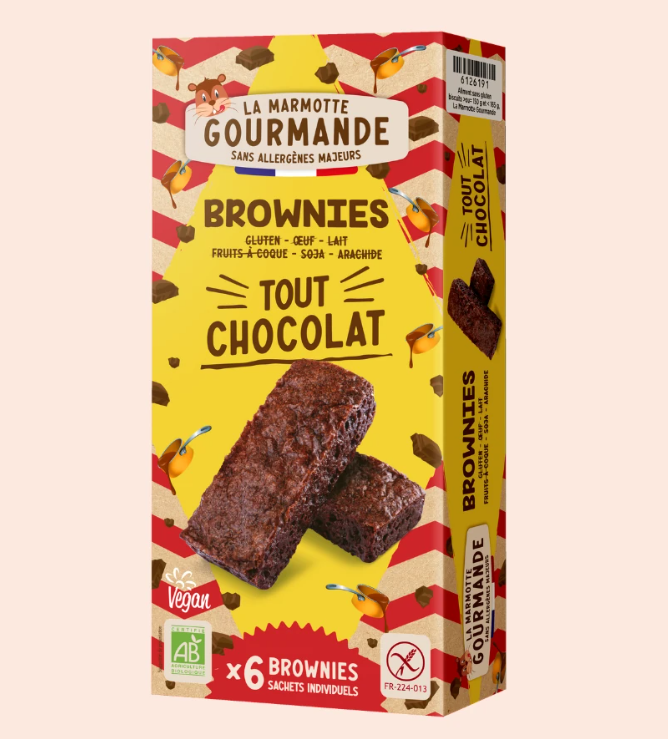 Brownies de chocolate La Marmotte Gourmande