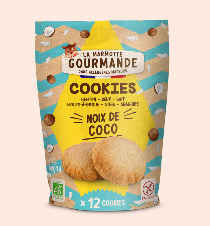 Galletas de coco La Marmotte Gourmande
