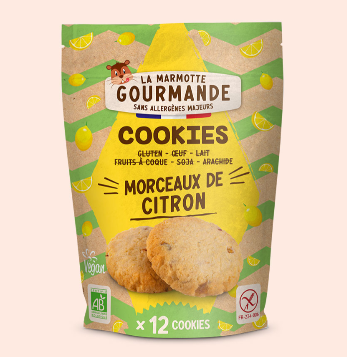 Galletas de limón La Marmotte Gourmande