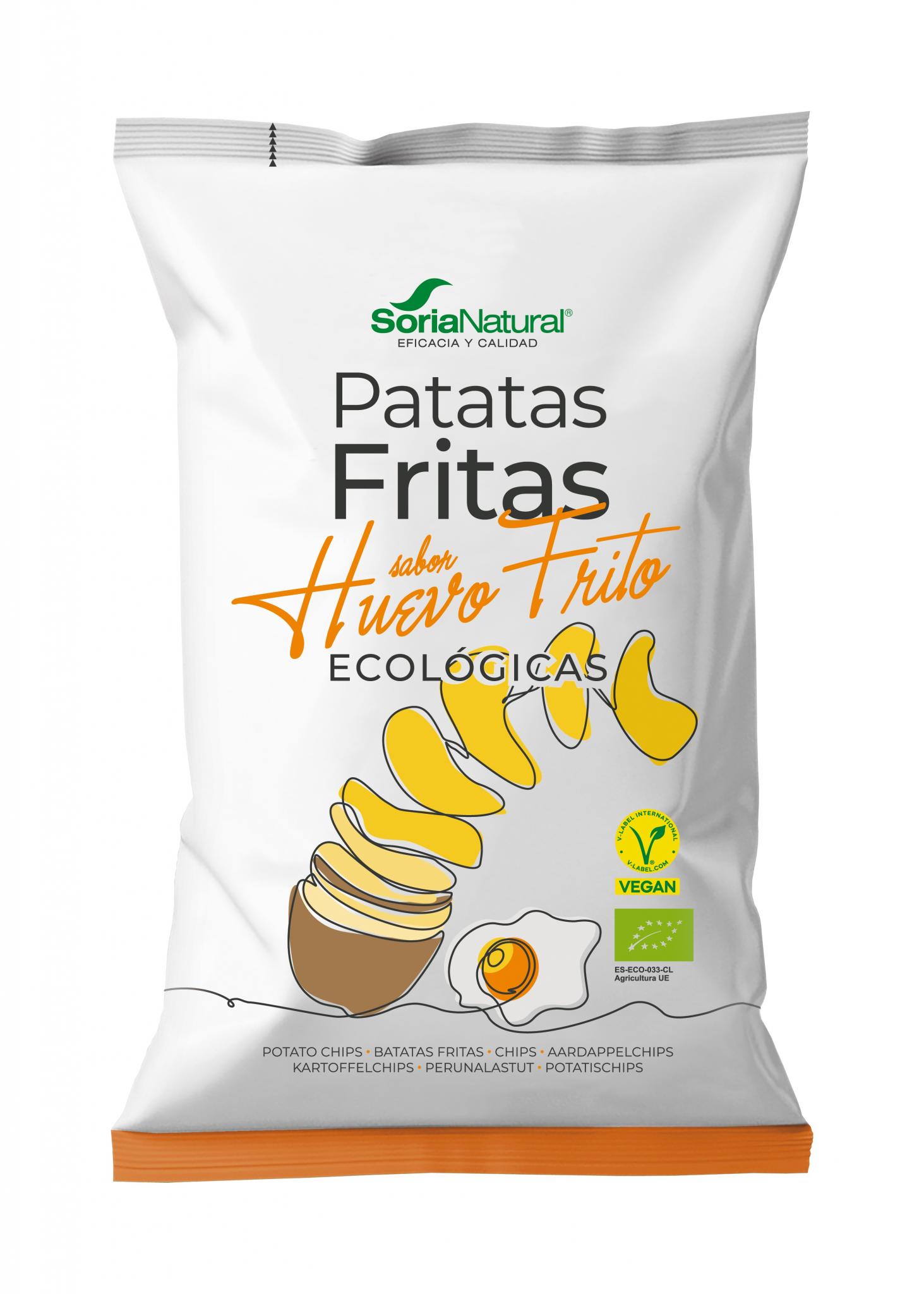 Patatas fritas sabor huevo frito Soria Natural